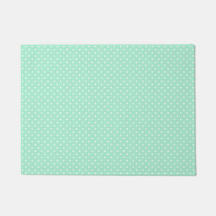 Tapete Magic Mint e White Bolinhas Patterno