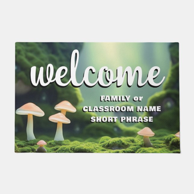 Tapete Magic Mushroom Fairytale Forest Moss Nature (Frente)