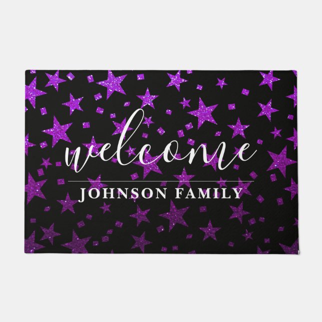 Tapete Magic Star Galaxy Glitter Escola de Aula de Profes (Frente)