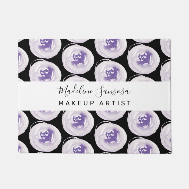 Tapete Makeup Artist Mover Aquycolor Poppies Purple Black (Frente)