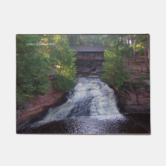 Tapete Mala de porta do Baixo Amnicon Falls (Frente)