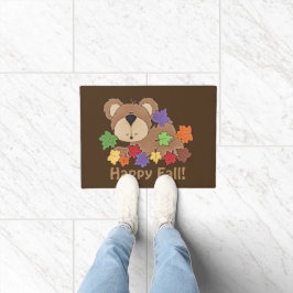 Tapete Mala de porta do urso Feliz Fall