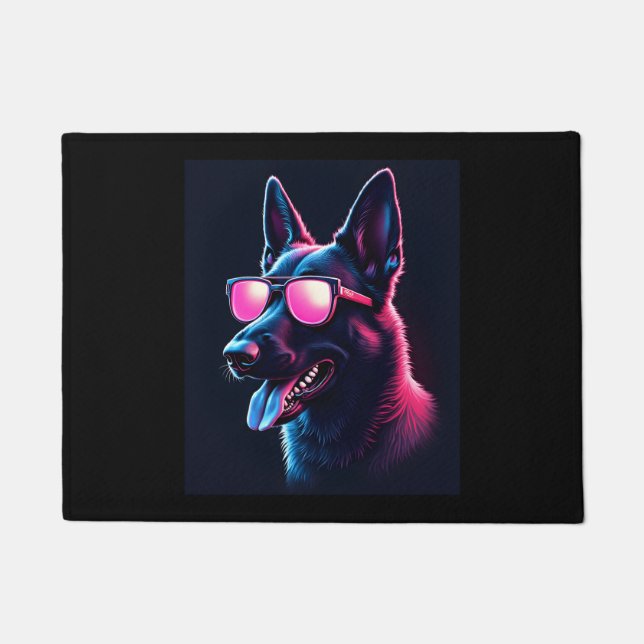 Tapete Malinois belgas Cães Malinoiss T-Shirt Belga (Frente)