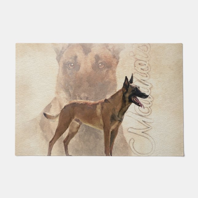 Tapete Malinois - pastor belga - Mecelaar (Frente)