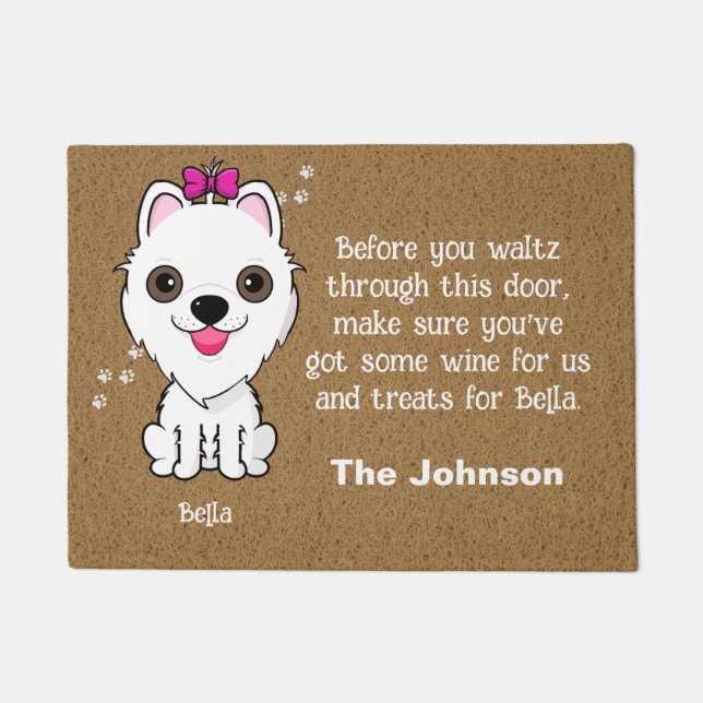 Tapete Malitpoo Doormat, Dog Doormat, (Frente)