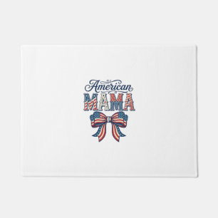 Tapete Mama Americana Laço Patriótico Vintage Camisa 4 de