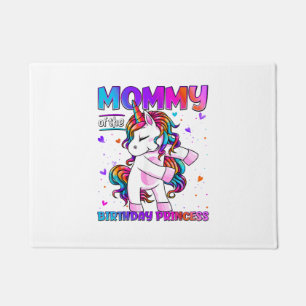 Tapete Mamãe da Menina Princesa de Aniversário Flossing U