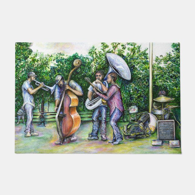 Tapete Mamãe nunca me avisou sobre jogadores Tuba (Frente)