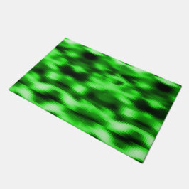 Tapete Manchado verde e preto pastilhas de vidro