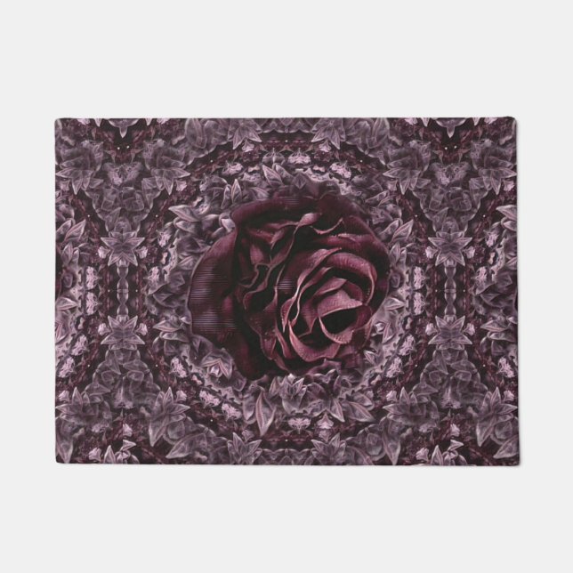 Tapete Mandala de Rosa  (Frente)