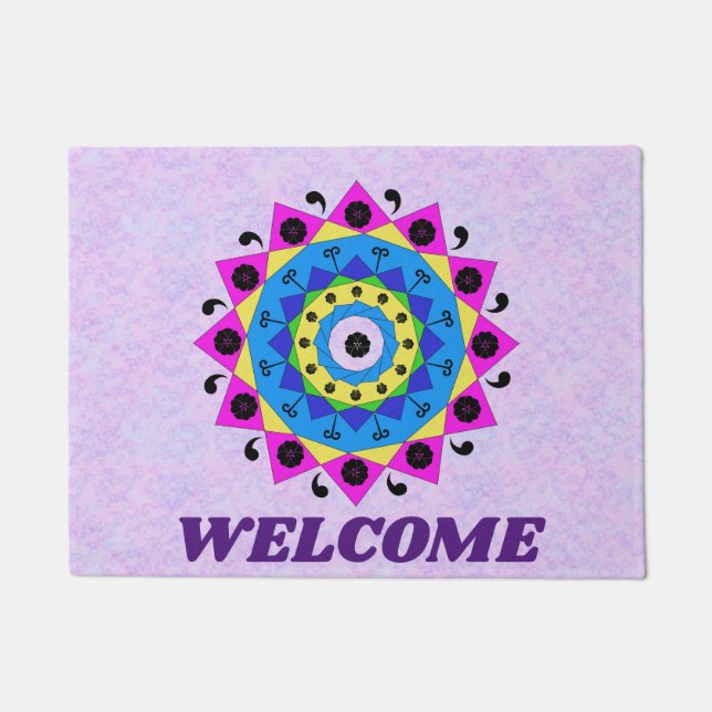Tapete Mandala Door Mat (Frente)