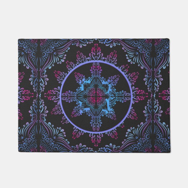 Tapete Mandala Night Flower (Frente)