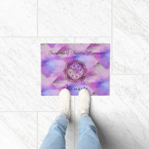 Mandala Roxo Monograma Namaste Elegante