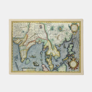 Tapete Mapa Antigo do Sudeste Asiático por Mercator / Hon
