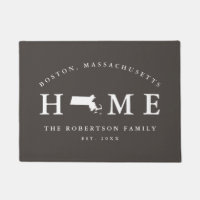 Mapa de cinzas e Estado Branco de Massachusetts,