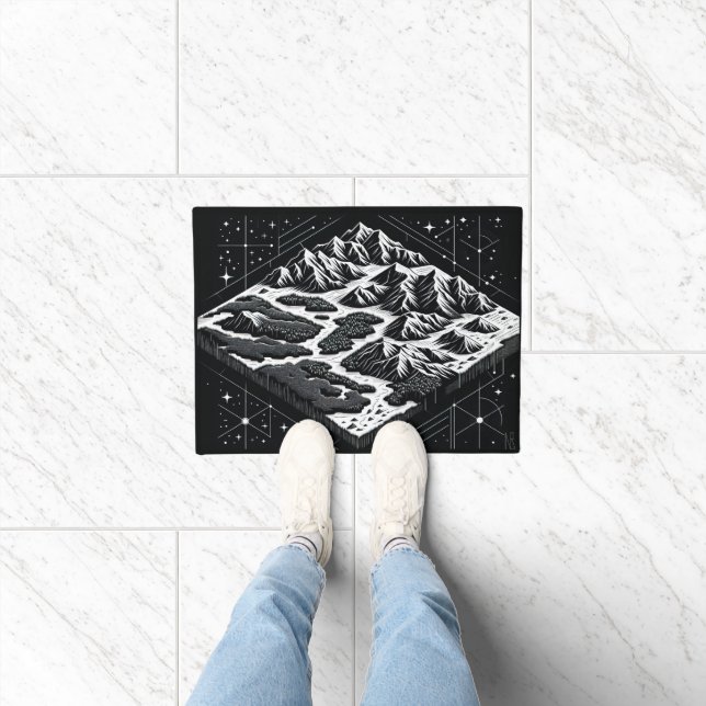 Tapete Mapa de Montanha Mágica (Interior)