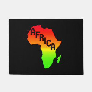 Tapete Mapa do Continente Africano