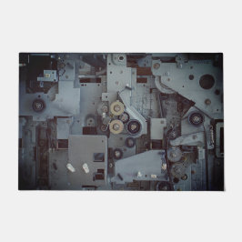 Tapete Máquinas De cinza Mecânica Robótica Funny Legal Ge