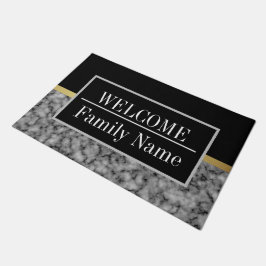 Tapete Marble Elegante Moderno Bem-vindo