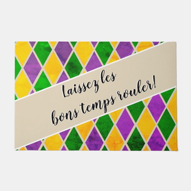 Tapete Mardi Gras Door Mat 24"x36" (Frente)