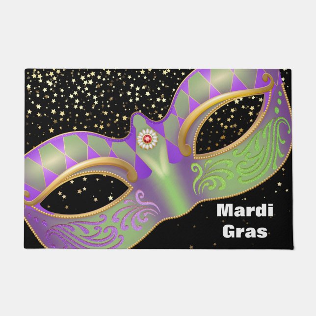 Tapete Mardi Gras Doormat (Frente)
