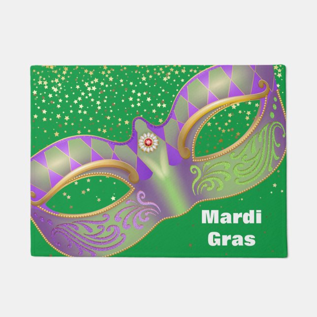 Tapete Mardi Gras Doormat (Frente)