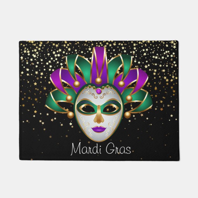 Tapete Mardi Gras Doormat (Frente)
