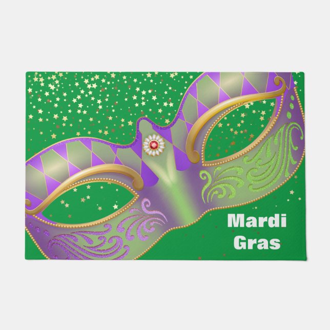 Tapete Mardi Gras Doormat (Frente)