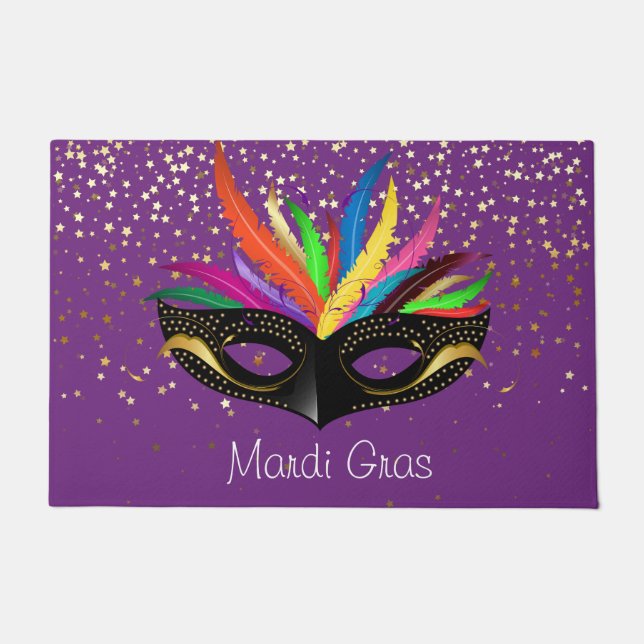 Tapete Mardi Gras Doormat (Frente)