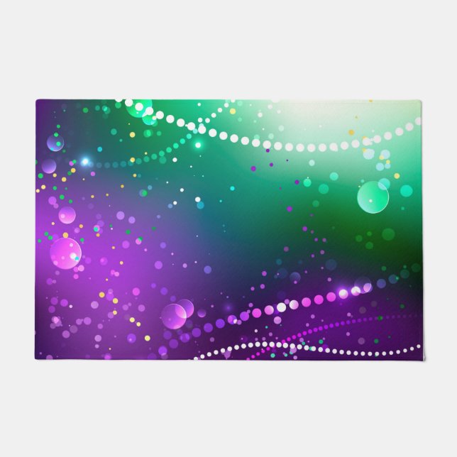 Tapete Mardi Gras Festivo Purple Background (Frente)