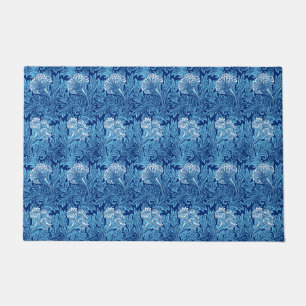 Tapete Marinho, Azul-Céu, Branco e Lâmpada da Flor do J