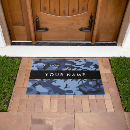 Tapete Marinho Camuflagem Azul Seu nome Personaliza