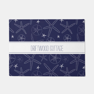 Tapete Marinho costeiro - Starfish Azul, morango de areia