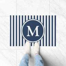 Marinho Elegante Blue Stripes Monograma