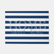 Marinho Moderno Blue Stripes, Home Sweet Home