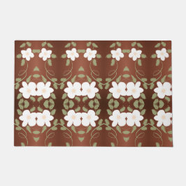 Tapete Marrom bege E Matina Floral