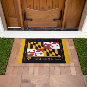 Tapete Maryland e Maryland Flag house mat /sport EUA