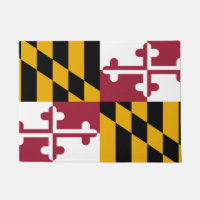 Maryland State Flag Door Matt