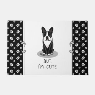 Tapete Mas, eu sou o Cão Engraçado de Boston Terrier (p