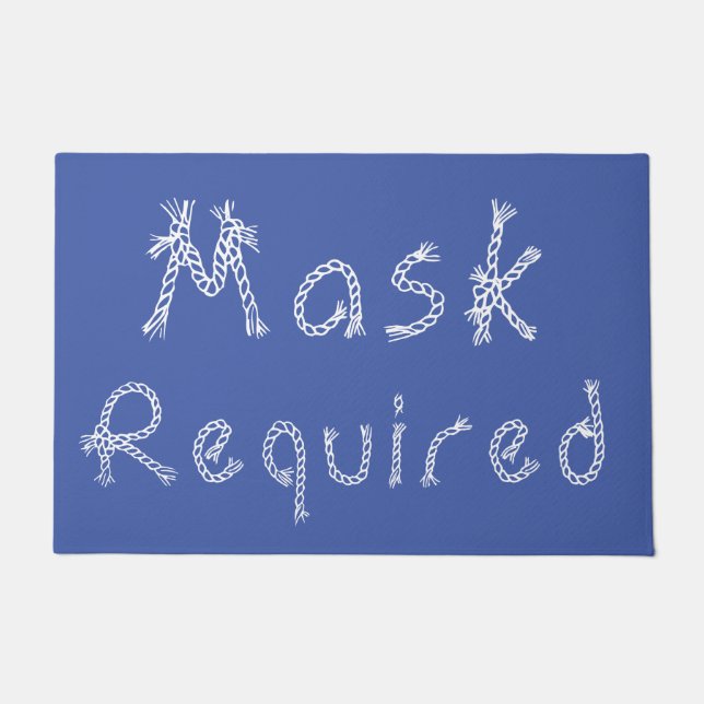 Tapete Máscara de Corda Ocidental do País Necessária (Frente)