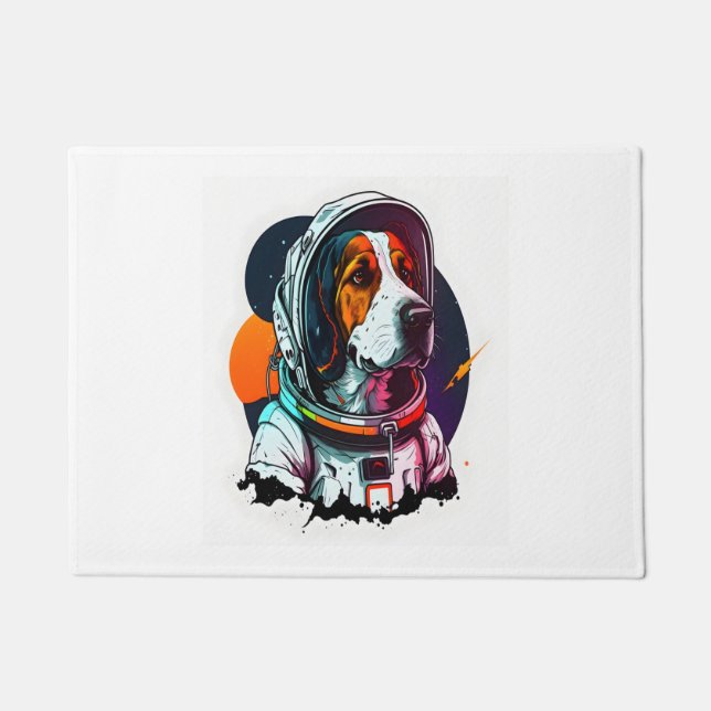 Tapete Mascote de Cachorro Astronout (Frente)
