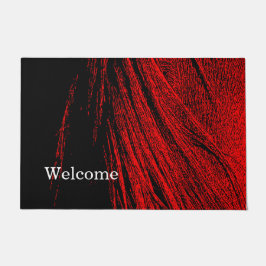 Tapete Mat de Boas-vindas do Red Horse Mane