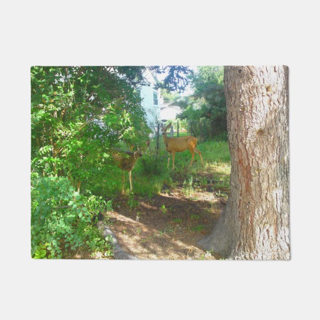 Tapete Mat de porta de veados (Frente)