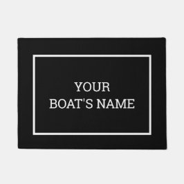 Tapete Mat Dock do Nome Personalizado do Barco