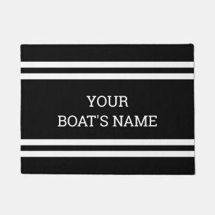 Tapete Mat Dock do Nome Personalizado do Barco