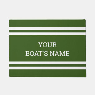 Tapete Mat Dock do Nome Personalizado do Barco