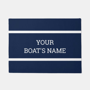 Tapete Mat Dock do Nome Personalizado do Barco