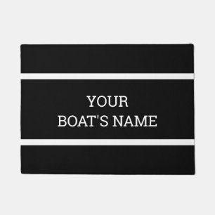 Tapete Mat Dock do Nome Personalizado do Barco
