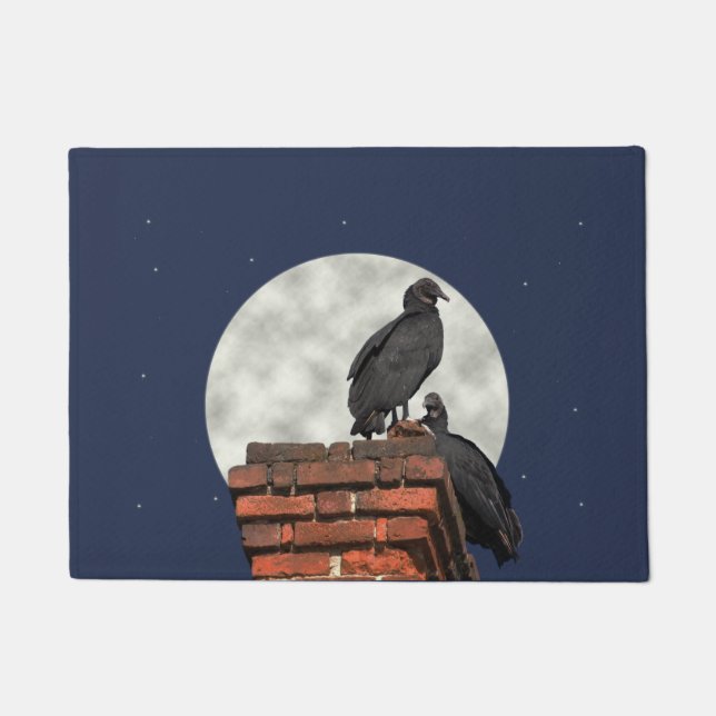 Tapete Mata de Portas de Buzzards Spooky (Frente)