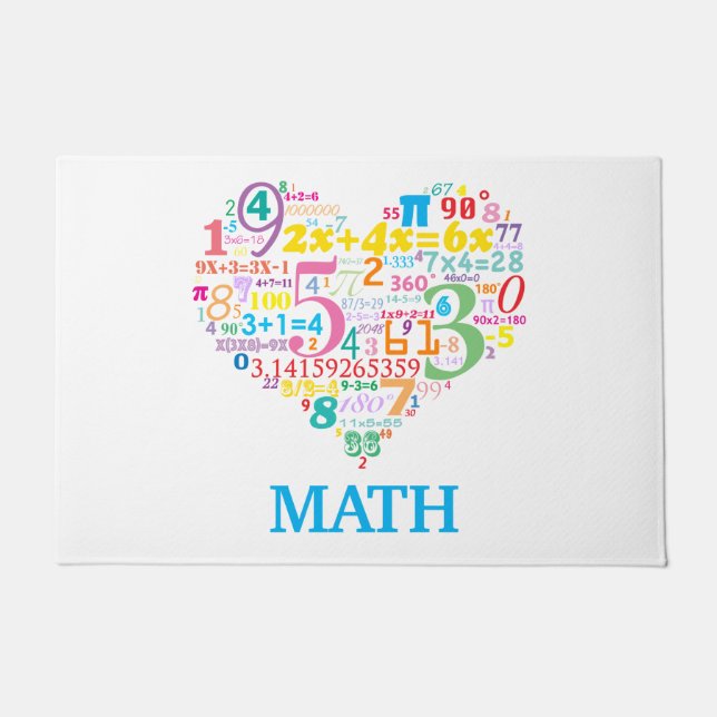 Tapete Matemática do Coração (Frente)